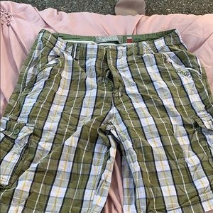 Plaid shorts